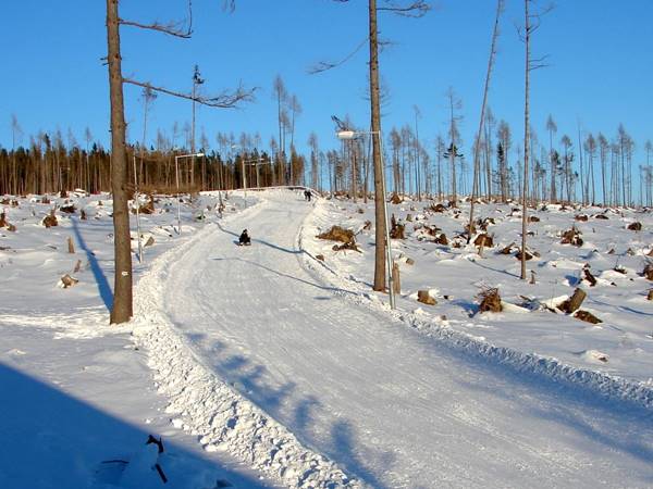 Szánkópálya a Tarajkán