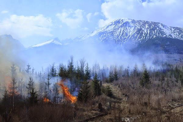 Tűzesetek a Magas-Tátrában