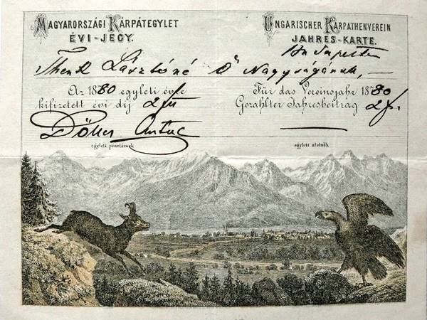 150 éve alakult meg a Magyarországi Kárpátegyesület