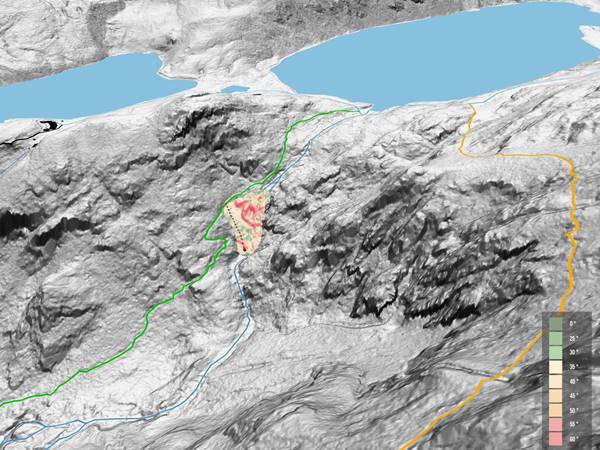 Szerencsés kimenetelű lavinabaleset a Siklawa-vízesésnél