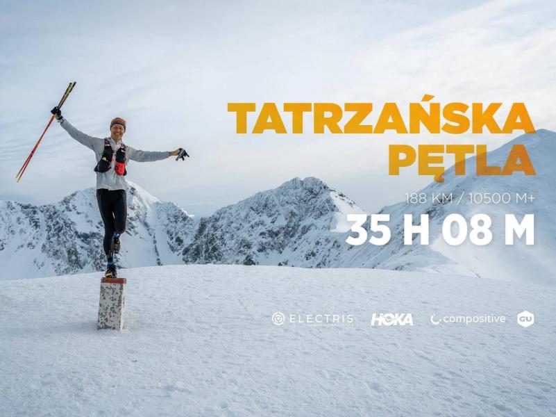 Roman Ficek 35 óra alatt körbe futotta a teljes Tátrát télen