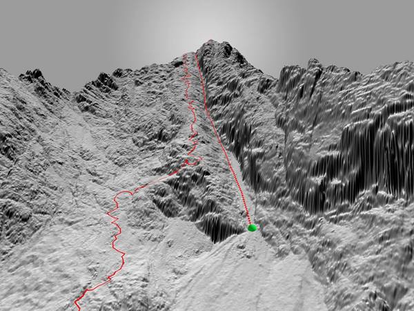Duplán szerencsés kicsúszás a Tengerszem-csúcsra (Rysy) vezető úton